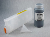 1 x Refillable Cartridge for the Epson Pro 7880/9880 with 1 x 0.5 Liter Bottle of Cave Paint Elite Enhanced pigment ink - Photo Black (chip resetter needs to be ordered separately)