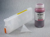 1 x Refillable Cartridge for the Epson Pro 7880/9880 with 1 x 0.5 Liter Bottle of Cave Paint Elite Enhanced pigment ink - Vivid Magenta (chip resetter needs to be ordered separately)