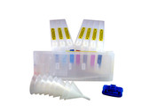 Refillable Cartridge set (8) for the Epson Pro 7880/9880 - Photo black version - empty - no inks - includes resetter