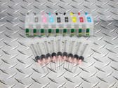 Refillable Cartridge Kit for the Epson Photo R3000 - empty - no inks included