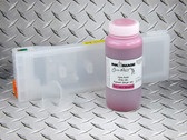 1 x Refillable Cartridge for the Epson SureColor P6000, P7000, P8000, P9000 with 1 x 0.5 Liter Bottle of Cave Paint Elite HD pigment ink - Vivid Light Magenta