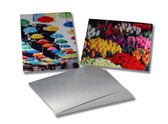 Sublim8 Aluminum dye sublimation panel 0.025" X 16" X 20" Gloss Clear, 1/8" radius corners, pack of 10