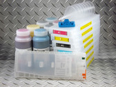 Sublim8 dye sublimation refillable cartridge starter kit for the Epson Pro 7880/9880 with Photo Black chipped black cartridge