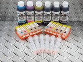 Kit # 10 - Refillable cartridge kit for the Canon printers that use 1 x PGI-250  and 5 x CLI-251 cartridges