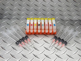 Kit # 2 - Refillable cartridge kit for Canon printers that use 8 x CLI-8 cartridges - empty - no inks