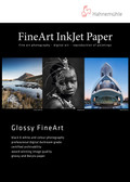 Hahnemuhle Glossy FineArt Sample pack - includes 2 x 8.5'" x 11" sheets each of seven media types