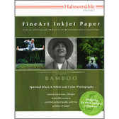 Hahnemuhle Bamboo, 290gsm, 17" x 22", 25 sheets