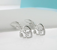 Quinceanera Earrings in Sterling Silver