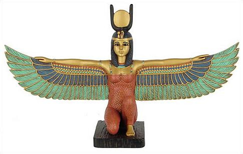 Medium Kneeling Winged Isis - Photo Museum Store Company