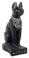 Medium Egyptian cat Bastet - Egyptian Museum, Cairo. 600 B.C. - Photo Museum Store Company