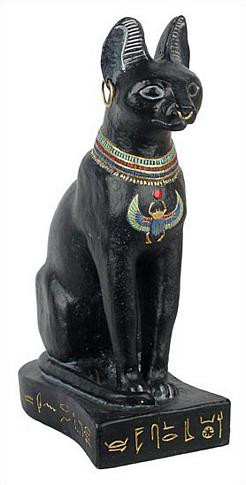 Medium Egyptian cat Bastet - Egyptian Museum, Cairo. 600 B.C. - Photo Museum Store Company