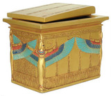 Sarcophagus box of King Tutankhamun, Egyptian Museum, Cairo, Dynasty XVIII, 1347-1237 B.C. - Photo Museum Store Company