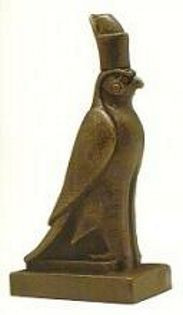 Horus - Temple of Edfur in Upper Egypt - Solid Bronze - Photo Museum Store Company