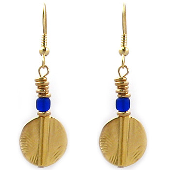 Akan Disc Earrings - African - Photo Museum Store Company