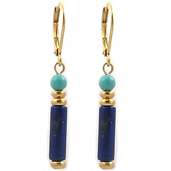 Lapis & Turquoise Earrings | Museum Store Company gifts, jewelry and more
