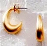 Ancient Egyptian Hoop Earrings - Egyptian, 1070-525 B.C. - Photo Museum Store Company