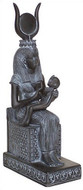 Isis Nursing Horus - Egyptian Museum, Cairo. 19th Dynasty 1300 B.C. - Photo Museum Store Company