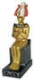 Seated Osiris : Egyptian Museum, Cairo. 26th Dynasty 600 B.C. - Photo Museum Store Company