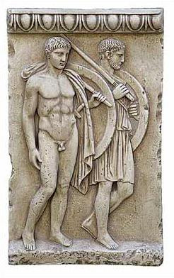 Greek Warriors Relief - Photo Museum Store Company