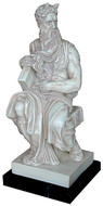 Moses, by Michelangelo : Church of Saint Peter (San Pietro) in Vincoli, Rome, 1515 A.D. - Photo Museum Store Company