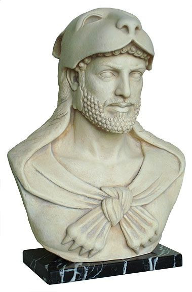Bust of Hercules, National Archaeological Museum, Athens, Greece, 325 B.C. - Photo Museum Store Company