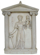 Blind Lady of Justice Plaque (Themis) : Perfect for Every Attorney, Lawyer & Judge - Photo Museum Store Company