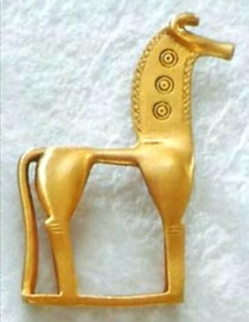 Geometric Greek Horse Brooch - Greece, Corinth, 750-700 B.C. - Photo Museum Store Company