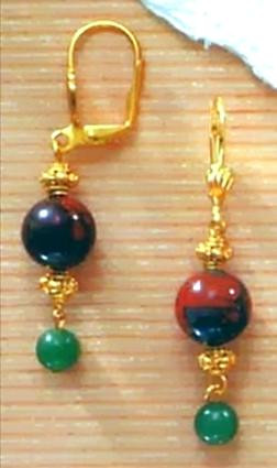 Jade & Jasper Earrrings - Photo Museum Store Company