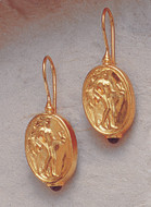 Aphrodite Coin Earrings - Greek, c. 480 B.C. - Photo Museum Store Company