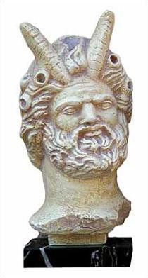 Head of Pan - National Museum, Athens. 460 B.C. - Photo Museum Store Company