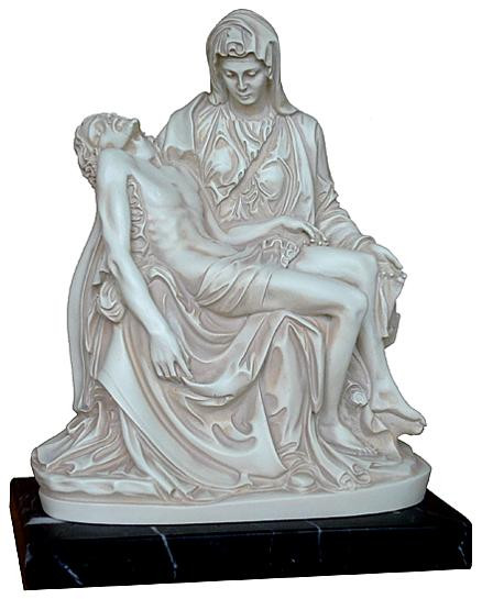 The Pieta by Michelangelo : St. Peters Basilica (San Pietro), Vatican, 1499 A.D. - Photo Museum Store Company