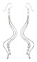 3 Swirl Trendi French Hook Earrings - Photo Museum Store Company