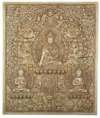 buddha relief
