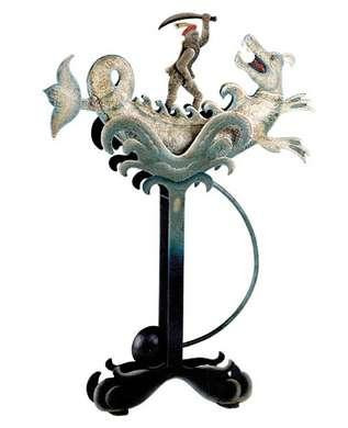 The Dragon & St. George - Balance Toy - Motion Art and Motion Sculpture - Photo Museum Store Company