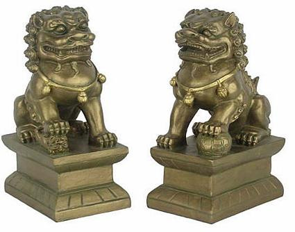 Small set of Foo Dogs - Photo Museum Store Company