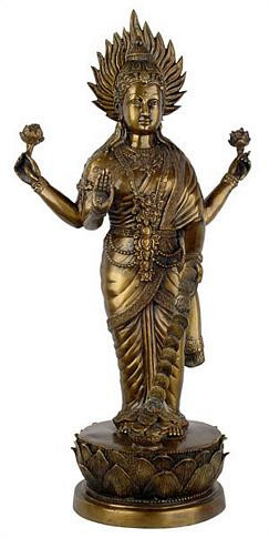 Large standing Lakshmi - Photo Museum Store Company