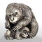 Monkey with Her Baby - Japanese Netsuke - Photo Museum Store Company