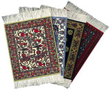 International Collection Coaster Rug Set of Four.  Four Designs. Great Gift Set - Photo Museum Store Company