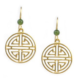 Shou Symbol with Jade Earrings - Chinese from the collection of the Peabody Essex Museum - Photo Museum Store Company