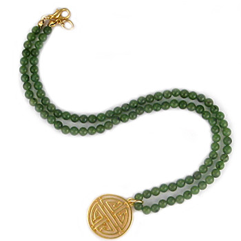 Shou Symbol with Jade Necklace - Chinese from the collection of the Peabody Essex Museum - Photo Museum Store Company