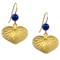 Aoi Leaf with Lapis Earrings - Japanese, early 19th Century, Sackler Gallery, Smithsonian - Photo Museum Store Company