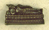 Maha-Para-Nirvana, The Dying Buddha Small Figurine : Hindu & Buddhist Figurines - Photo Museum Store Company