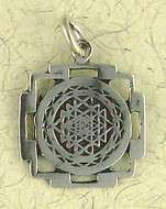 Sri Yantra Pendant on Cord : Hindu & Buddhist Collection - Photo Museum Store Company