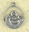 Laughing Buddha Pendant on Cord : Hindu & Buddhist Collection - Photo Museum Store Company