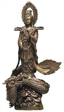 Kuan-Yin Standing on a Dragon - Photo Museum Store Company