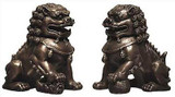Set of Two Chinese Foo-Dogs - Photo Museum Store Company