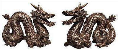 Set of Two Chinese Dragons - Photo Museum Store Company