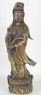 Standing Kuan-Yin with Lotus flower - Photo Museum Store Company