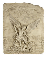 Archangel Michael slaying the devil  :  Church of Santa Maria Della Concezione, Rome. 1626 A.D. - Photo Museum Store Com