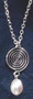 Celtic Swirl Drop Pendant & Necklace - Photo Museum Store Company